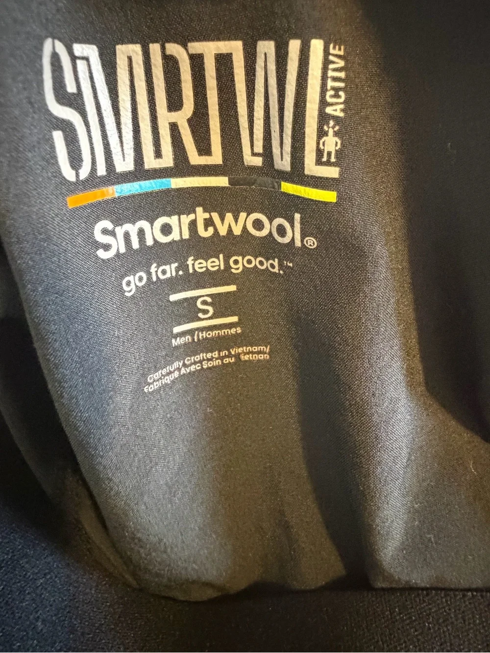 Smartwool Active Men’s Black Running Training Pants Size Small Base Layer